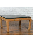 Ming Dynasty Style Coffee Table with Green Lacquer Top and Natural Patina-11. Asian & Chinese Furniture, Art, Antiques, Vintage Home Décor for sale at FEA Home