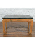 Ming Dynasty Style Coffee Table with Green Lacquer Top and Natural Patina-3. Asian & Chinese Furniture, Art, Antiques, Vintage Home Décor for sale at FEA Home