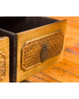Pair of Chinese Qing Dynasty Carved Yumu Wood Cabinets with Doors and Drawers-15. Asian & Chinese Furniture, Art, Antiques, Vintage Home Décor for sale at FEA Home