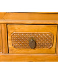 Pair of Chinese Qing Dynasty Carved Yumu Wood Cabinets with Doors and Drawers-16. Asian & Chinese Furniture, Art, Antiques, Vintage Home Décor for sale at FEA Home