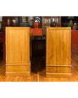 Pair of Chinese Qing Dynasty Carved Yumu Wood Cabinets with Doors and Drawers-17. Asian & Chinese Furniture, Art, Antiques, Vintage Home Décor for sale at FEA Home
