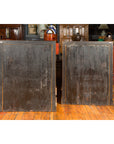 Pair of Chinese Qing Dynasty Carved Yumu Wood Cabinets with Doors and Drawers-19. Asian & Chinese Furniture, Art, Antiques, Vintage Home Décor for sale at FEA Home