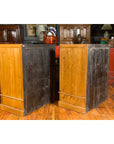 Pair of Chinese Qing Dynasty Carved Yumu Wood Cabinets with Doors and Drawers-20. Asian & Chinese Furniture, Art, Antiques, Vintage Home Décor for sale at FEA Home