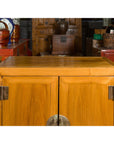 Pair of Chinese Qing Dynasty Carved Yumu Wood Cabinets with Doors and Drawers-8. Asian & Chinese Furniture, Art, Antiques, Vintage Home Décor for sale at FEA Home