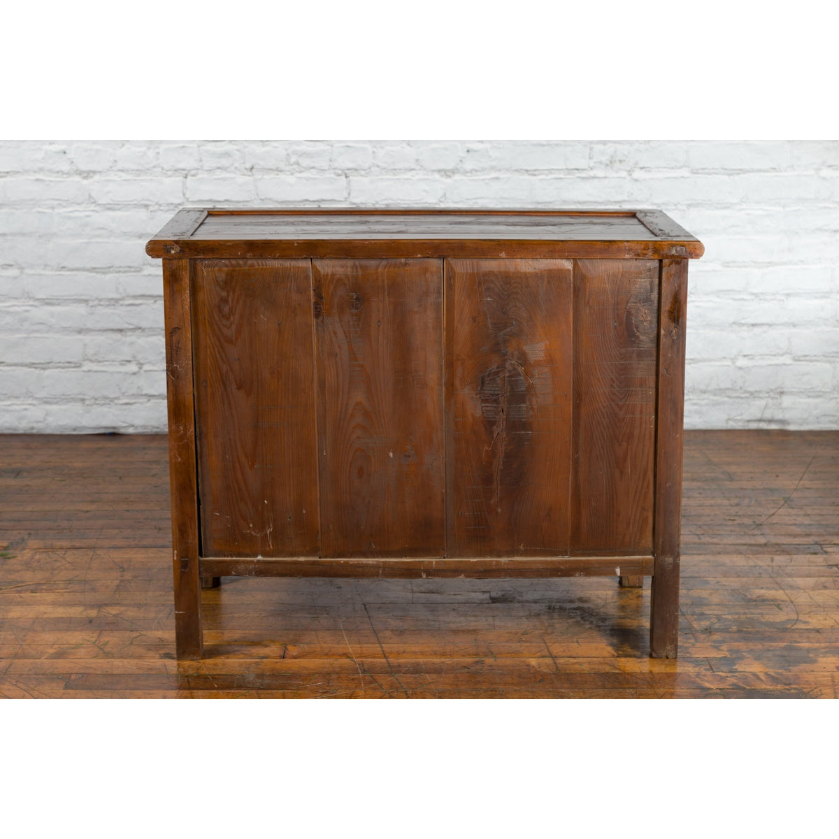 Chinese Early 20th Century Cabinet with Chinoiserie Décor, Doors and Drawers-14. Asian & Chinese Furniture, Art, Antiques, Vintage Home Décor for sale at FEA Home