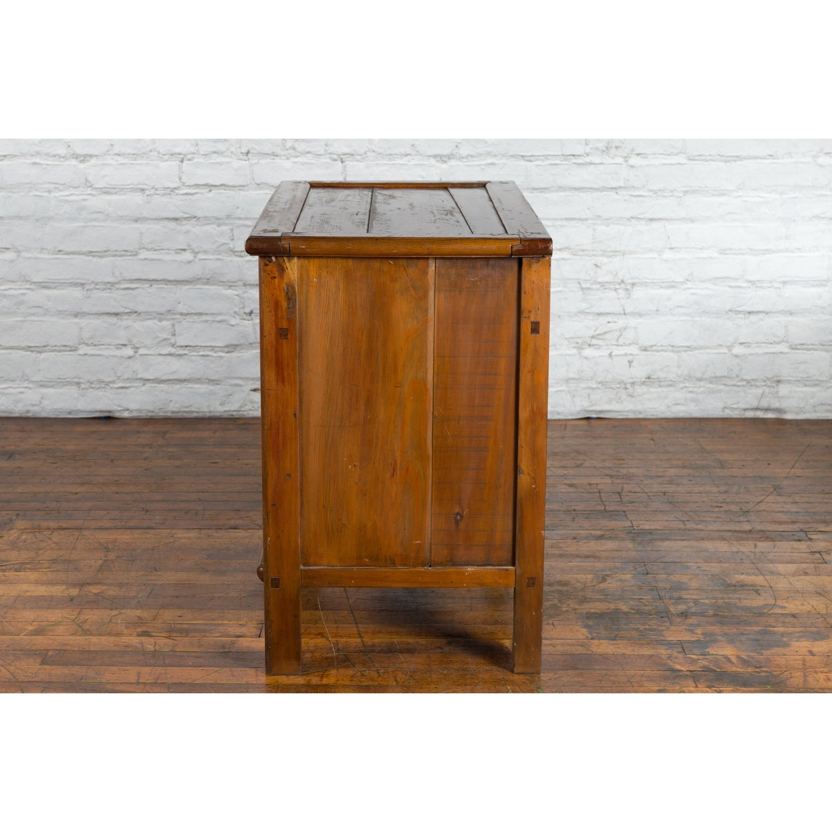 Chinese Early 20th Century Cabinet with Chinoiserie Décor, Doors and Drawers-15. Asian & Chinese Furniture, Art, Antiques, Vintage Home Décor for sale at FEA Home