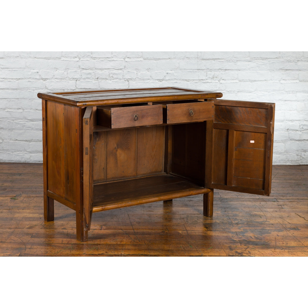 Chinese Early 20th Century Cabinet with Chinoiserie Décor, Doors and Drawers-4. Asian & Chinese Furniture, Art, Antiques, Vintage Home Décor for sale at FEA Home