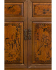 Chinese Early 20th Century Cabinet with Chinoiserie Décor, Doors and Drawers-9. Asian & Chinese Furniture, Art, Antiques, Vintage Home Décor for sale at FEA Home
