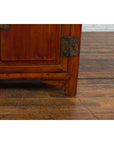 Antique Chinese Side Cabinet with Carved Panels, Gilt Accents and Hidden Drawers-13. Asian & Chinese Furniture, Art, Antiques, Vintage Home Décor for sale at FEA Home