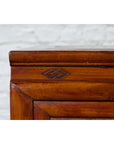 Antique Chinese Side Cabinet with Carved Panels, Gilt Accents and Hidden Drawers-15. Asian & Chinese Furniture, Art, Antiques, Vintage Home Décor for sale at FEA Home