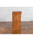 Small Rustic Indian Vintage Sheesham Wood Single Cabinet with Iron Hardware-5. Asian & Chinese Furniture, Art, Antiques, Vintage Home Décor for sale at FEA Home