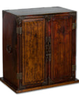 Chinese Qing Dynasty 19th Century Bedside Cabinet with Brass Ornaments-1. Asian & Chinese Furniture, Art, Antiques, Vintage Home Décor for sale at FEA Home