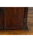 Chinese Qing Dynasty 19th Century Bedside Cabinet with Brass Ornaments-10. Asian & Chinese Furniture, Art, Antiques, Vintage Home Décor for sale at FEA Home