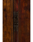 Chinese Qing Dynasty 19th Century Bedside Cabinet with Brass Ornaments-13. Asian & Chinese Furniture, Art, Antiques, Vintage Home Décor for sale at FEA Home