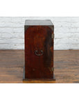 Chinese Qing Dynasty 19th Century Bedside Cabinet with Brass Ornaments-16. Asian & Chinese Furniture, Art, Antiques, Vintage Home Décor for sale at FEA Home