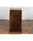 Chinese Qing Dynasty 19th Century Bedside Cabinet with Brass Ornaments-18. Asian & Chinese Furniture, Art, Antiques, Vintage Home Décor for sale at FEA Home