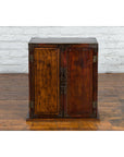 Chinese Qing Dynasty 19th Century Bedside Cabinet with Brass Ornaments-2. Asian & Chinese Furniture, Art, Antiques, Vintage Home Décor for sale at FEA Home