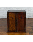 Chinese Qing Dynasty 19th Century Bedside Cabinet with Brass Ornaments-6. Asian & Chinese Furniture, Art, Antiques, Vintage Home Décor for sale at FEA Home