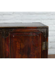 Chinese Qing Dynasty 19th Century Bedside Cabinet with Brass Ornaments-8. Asian & Chinese Furniture, Art, Antiques, Vintage Home Décor for sale at FEA Home