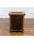 Chinese Early 20th Century Elmwood Bedside Cabinet with Scalloped Apron-11. Asian & Chinese Furniture, Art, Antiques, Vintage Home Décor for sale at FEA Home