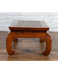 Chinese 19th Century Qing Dynasty Coffee Table with Rattan Top and Chow Legs-15. Asian & Chinese Furniture, Art, Antiques, Vintage Home Décor for sale at FEA Home