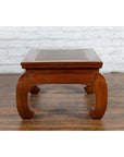 Chinese 19th Century Qing Dynasty Coffee Table with Rattan Top and Chow Legs-17. Asian & Chinese Furniture, Art, Antiques, Vintage Home Décor for sale at FEA Home