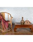 Chinese 19th Century Qing Dynasty Coffee Table with Rattan Top and Chow Legs-2. Asian & Chinese Furniture, Art, Antiques, Vintage Home Décor for sale at FEA Home