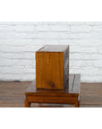 Chinese Elmwood Early 20th Century Makeup Chest with Doors and Drawers-12. Asian & Chinese Furniture, Art, Antiques, Vintage Home Décor for sale at FEA Home