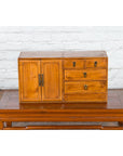 Chinese Elmwood Early 20th Century Makeup Chest with Doors and Drawers-2. Asian & Chinese Furniture, Art, Antiques, Vintage Home Décor for sale at FEA Home