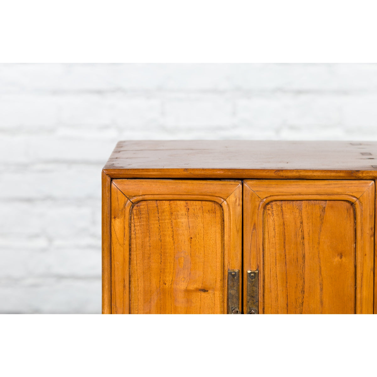 Chinese Elmwood Early 20th Century Makeup Chest with Doors and Drawers-4. Asian & Chinese Furniture, Art, Antiques, Vintage Home Décor for sale at FEA Home