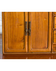 Chinese Elmwood Early 20th Century Makeup Chest with Doors and Drawers-5. Asian & Chinese Furniture, Art, Antiques, Vintage Home Décor for sale at FEA Home