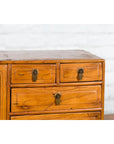 Chinese Elmwood Early 20th Century Makeup Chest with Doors and Drawers-6. Asian & Chinese Furniture, Art, Antiques, Vintage Home Décor for sale at FEA Home