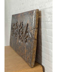 19th Century Chinese Shop Sign Panel with Calligraphy and Distressed Patina-8. Asian & Chinese Furniture, Art, Antiques, Vintage Home Décor for sale at FEA Home