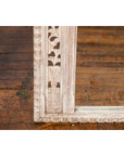 19th Century Painted Thai Mirror with Hand-Carved Scrolling Floral Décor-12. Asian & Chinese Furniture, Art, Antiques, Vintage Home Décor for sale at FEA Home