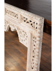 19th Century Painted Thai Mirror with Hand-Carved Scrolling Floral Décor-14. Asian & Chinese Furniture, Art, Antiques, Vintage Home Décor for sale at FEA Home