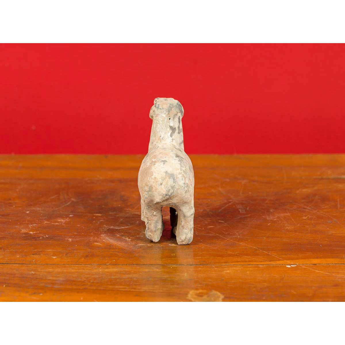 Small Chinese Han Dynasty Terracotta Sheep Mingqi, circa 202 BC-200 AD-7. Asian & Chinese Furniture, Art, Antiques, Vintage Home Décor for sale at FEA Home