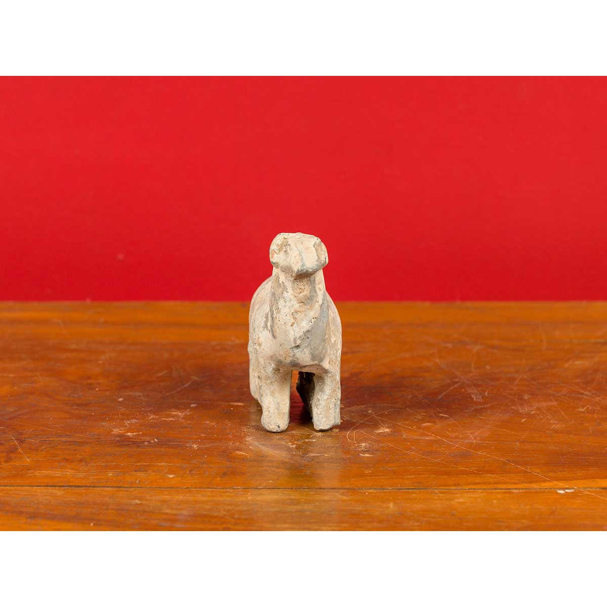 Small Chinese Han Dynasty Terracotta Sheep Mingqi, circa 202 BC-200 AD-6. Asian & Chinese Furniture, Art, Antiques, Vintage Home Décor for sale at FEA Home