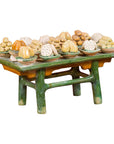 Ming Dynasty 15th or 16th Century Chinese Glazed Terracotta Funeral Table Mingqi-1. Asian & Chinese Furniture, Art, Antiques, Vintage Home Décor for sale at FEA Home