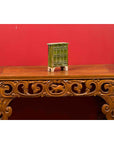 Chinese Ming Dynasty Period Green Glazed Miniature Armoire with Bracket Feet-7. Asian & Chinese Furniture, Art, Antiques, Vintage Home Décor for sale at FEA Home