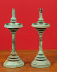 Pair of Angkor-Wat 12th Century Bronze Temple Oil Lamps from the Khmer Empire-2. Asian & Chinese Furniture, Art, Antiques, Vintage Home Décor for sale at FEA Home