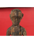 Chinese Han Dynasty Period Carved Wood Tomb Figure of a Priest, circa 200 BC-4. Asian & Chinese Furniture, Art, Antiques, Vintage Home Décor for sale at FEA Home