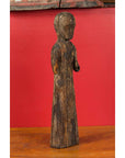 Chinese Han Dynasty Period Carved Wood Tomb Figure of a Priest, circa 200 BC-7. Asian & Chinese Furniture, Art, Antiques, Vintage Home Décor for sale at FEA Home