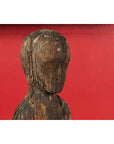Chinese Han Dynasty Period Carved Wood Tomb Figure of a Priest, circa 200 BC-8. Asian & Chinese Furniture, Art, Antiques, Vintage Home Décor for sale at FEA Home