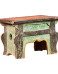 Petite Chinese Ming Dynasty Period Glazed Table with Polychrome Finish-1. Asian & Chinese Furniture, Art, Antiques, Vintage Home Décor for sale at FEA Home