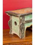 Petite Chinese Ming Dynasty Period Glazed Table with Polychrome Finish-9. Asian & Chinese Furniture, Art, Antiques, Vintage Home Décor for sale at FEA Home