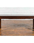 Chinese Brown Side Table from the Qing Dynasty with Foliage-Carved Motifs-2. Asian & Chinese Furniture, Art, Antiques, Vintage Home Décor for sale at FEA Home