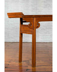 Chinese Qing Dynasty Elmwood Altar Console Table with Cloudy Scroll Motifs-10. Asian & Chinese Furniture, Art, Antiques, Vintage Home Décor for sale at FEA Home