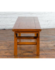 Chinese Early 20th Century Wooden Cocktail Table with Carved Spandrels-10. Asian & Chinese Furniture, Art, Antiques, Vintage Home Décor for sale at FEA Home