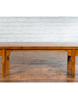 Chinese Early 20th Century Wooden Cocktail Table with Carved Spandrels-12. Asian & Chinese Furniture, Art, Antiques, Vintage Home Décor for sale at FEA Home