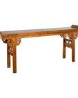 Chinese Qing Dynasty Wooden Altar Console Table with Cloudy Scroll Motifs-1. Asian & Chinese Furniture, Art, Antiques, Vintage Home Décor for sale at FEA Home